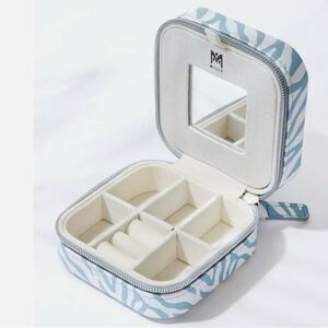 Milly Zebra Print Travel Size Jewelry Case Jewelry Box NEW